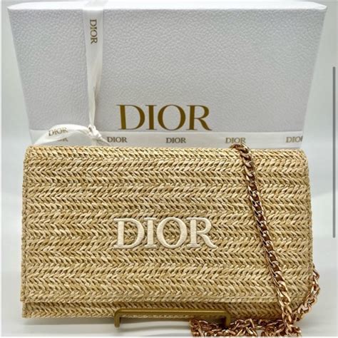 dior raffia clutch|dior caro raffia pouch.